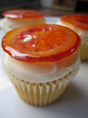 Orange Poppy Cupcakes
